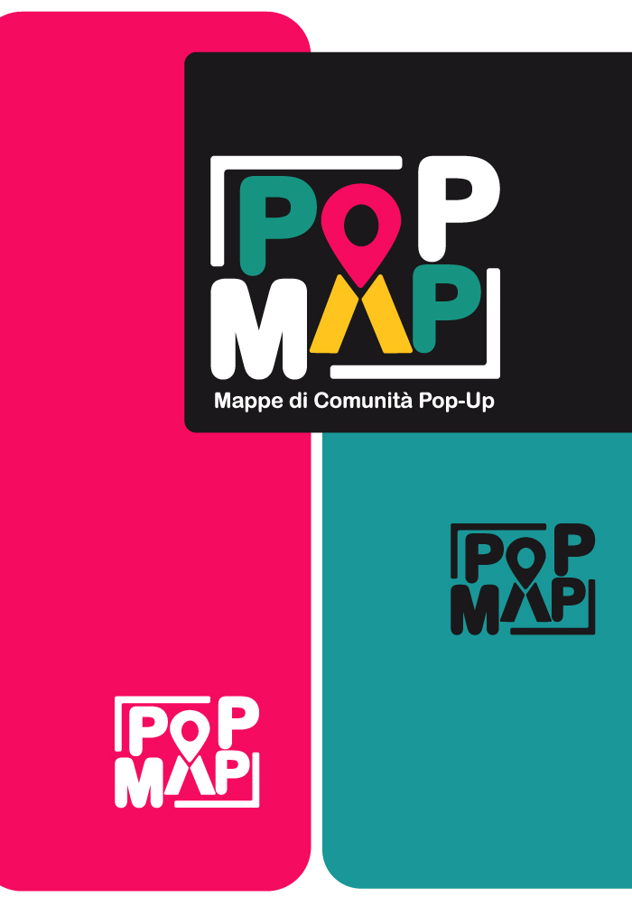 Pop Map, logo, Diana Petrarca, graphic design